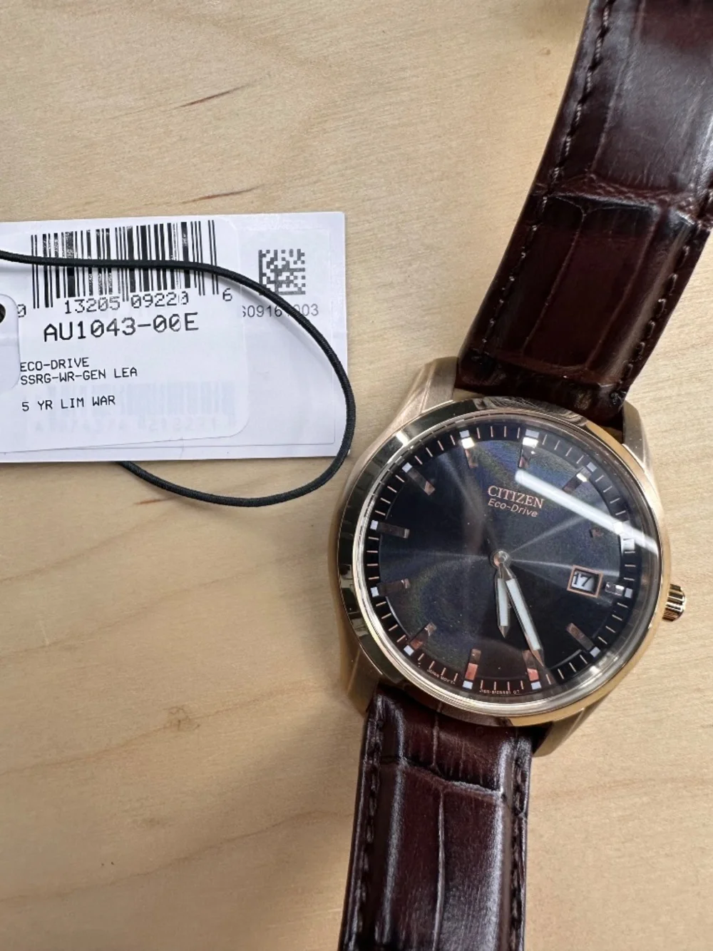 Citizen Eco-Drive Men’s Watch – AU1043-00E – NEW Condition